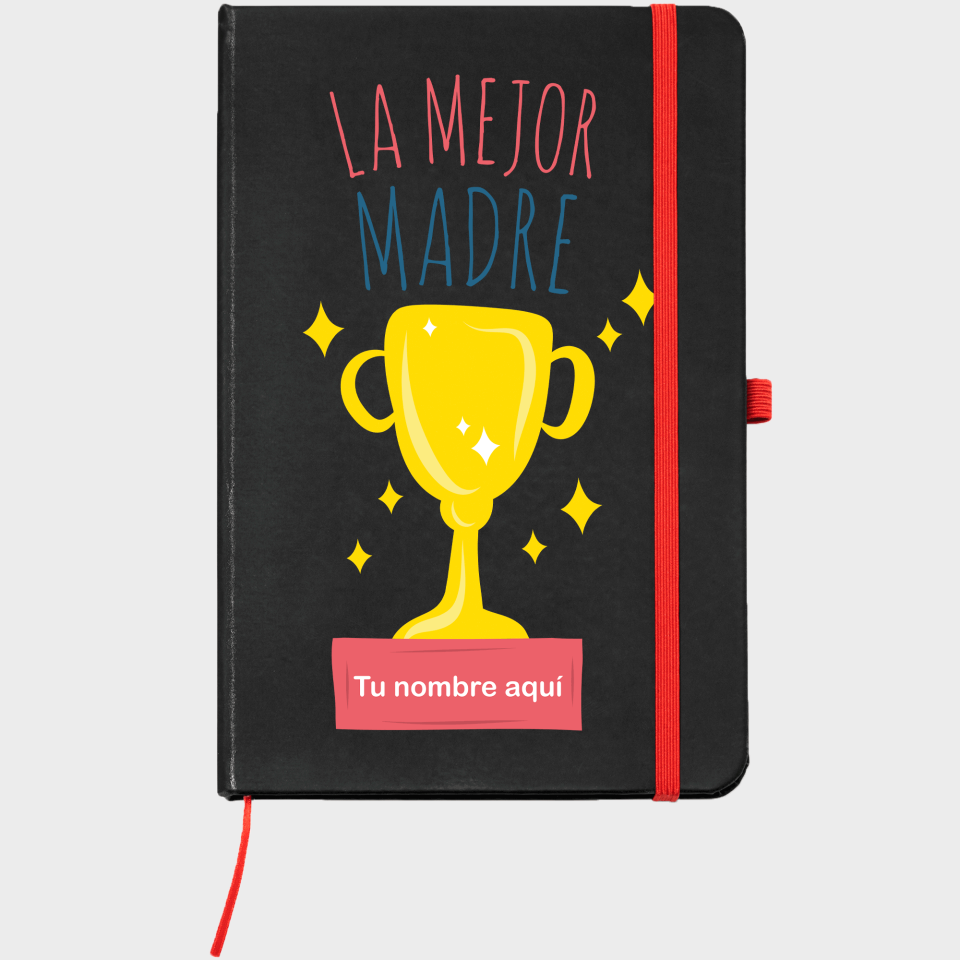 Bloc de notas A5 para el día de la madre diseño Premio