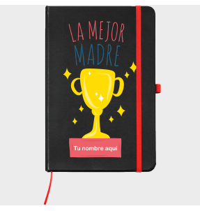 Bloc de notas A5 para el día de la madre diseño Premio
