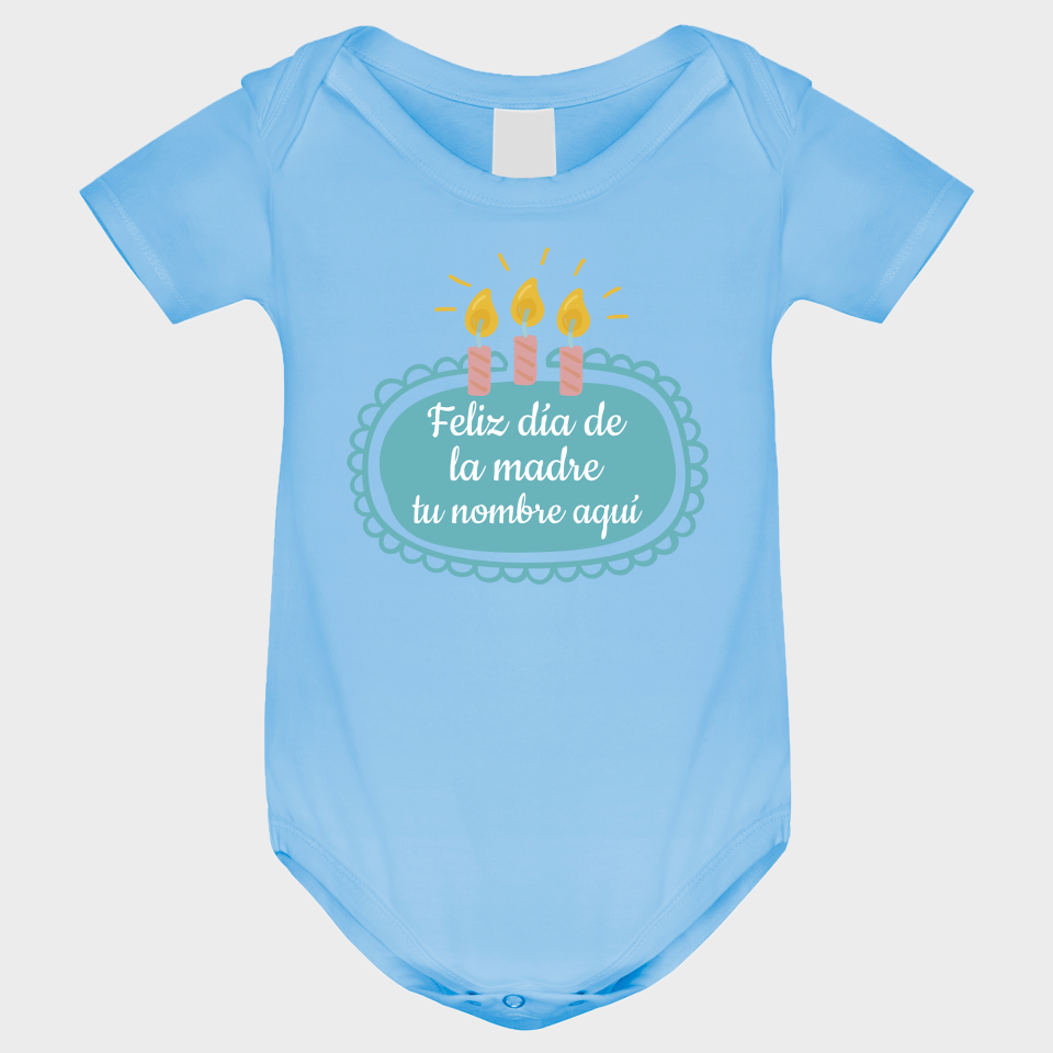 Body bebé para el día de la madre diseño Tarta