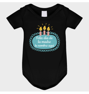 Body bebé para el día de la madre diseño Tarta