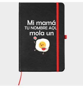 Bloc de notas A5 para el día de la madre diseño Mi mamá mola