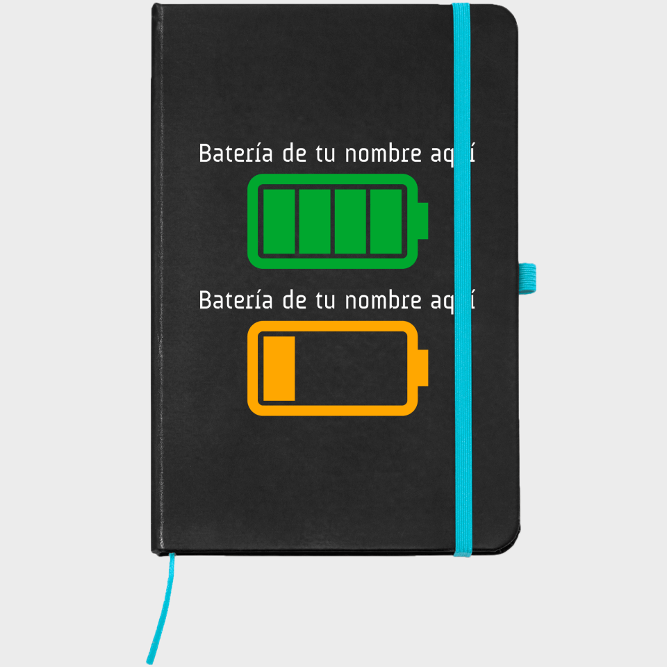 Bloc de notas A5 para el día de la madre diseño Batería