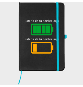 Bloc de notas A5 para el día de la madre diseño Batería
