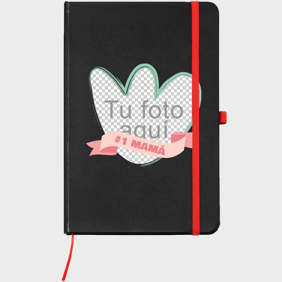 Bloc de notas A5 para el día de la madre diseño Mamá número uno