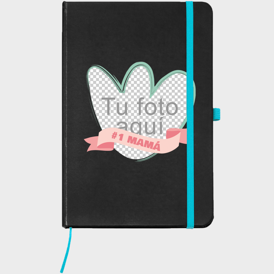 Bloc de notas A5 para el día de la madre diseño Mamá número uno