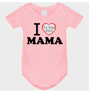 Body bebé para el día de la madre diseño I love mama