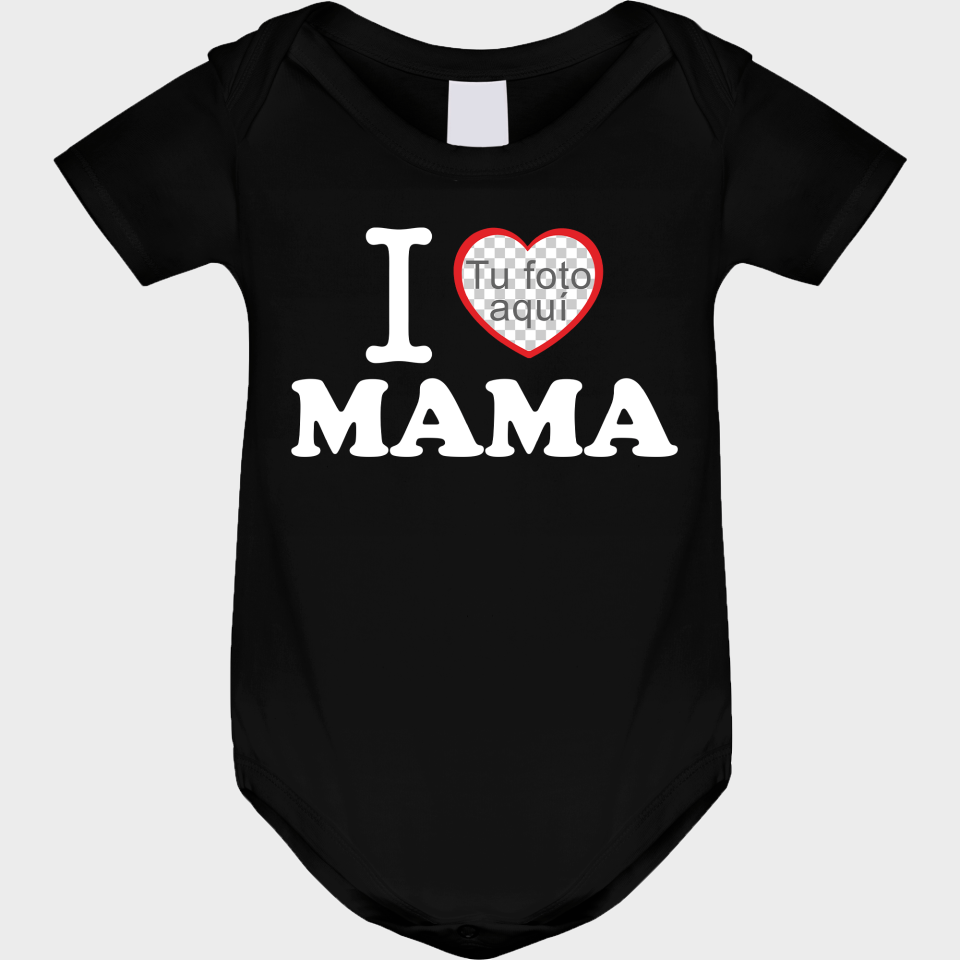 Body bebé para el día de la madre diseño I love mama