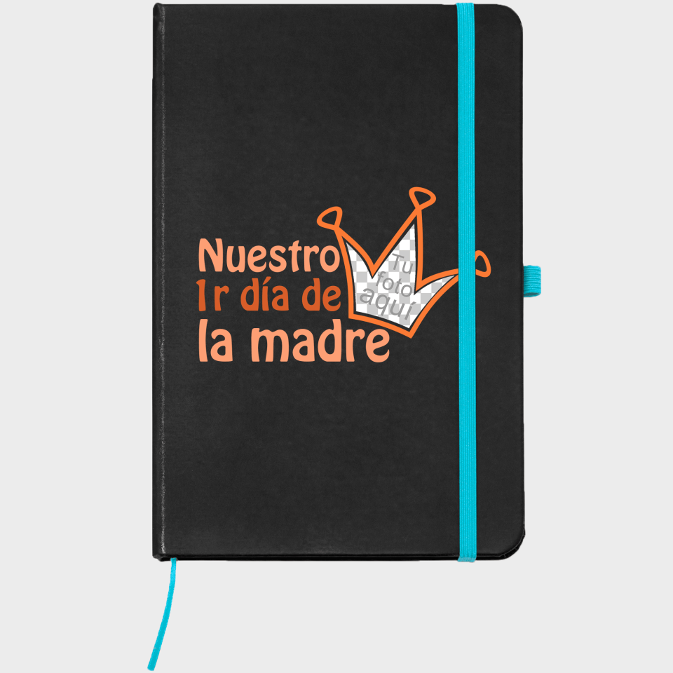 Bloc de notas A5 para el día de la madre diseño Primer día