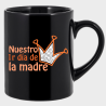 Taza negra para el día de la madre diseño Primer día