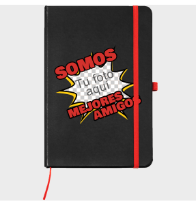 Bloc de notas A5 para el día de la madre diseño Mejores Amigos