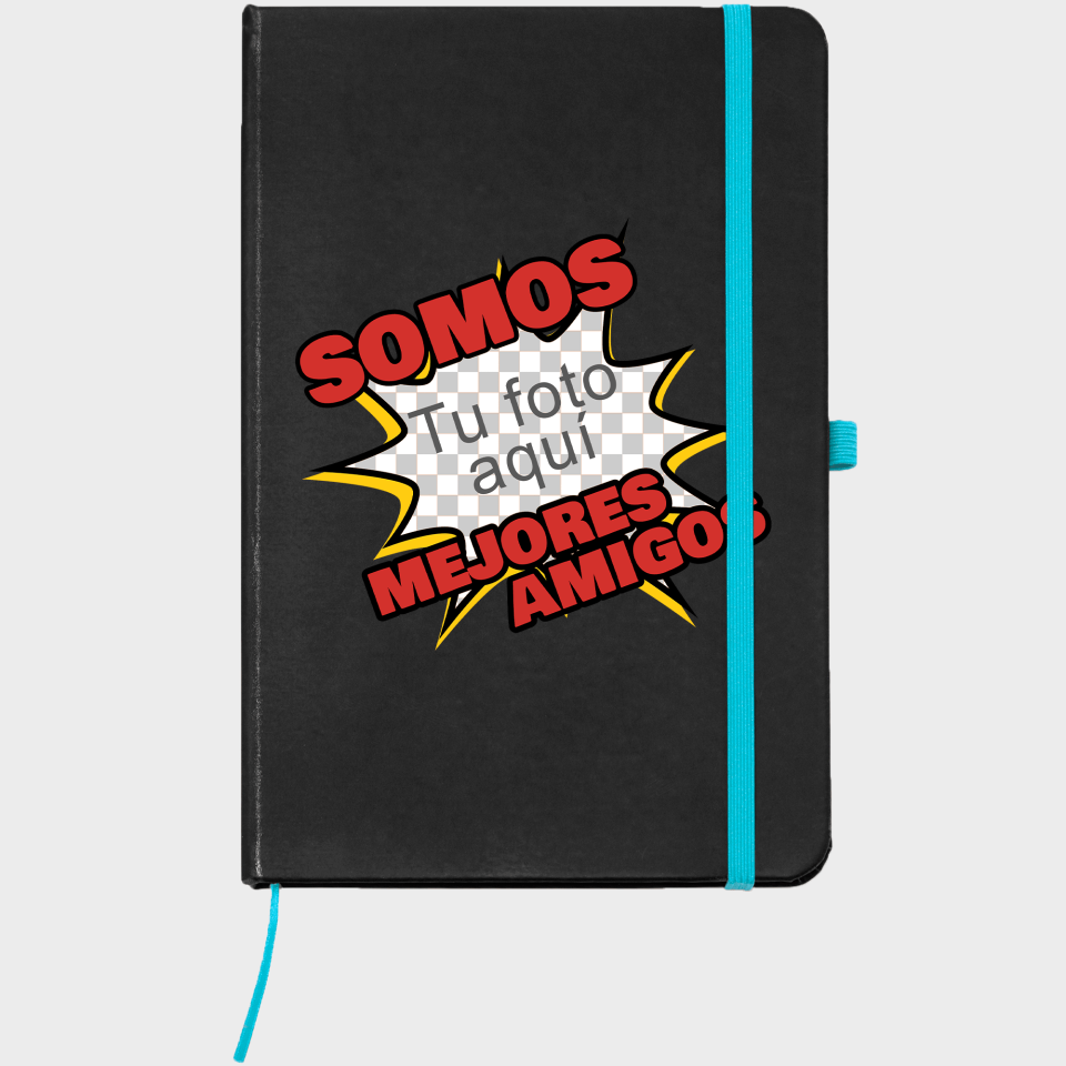 Bloc de notas A5 para el día de la madre diseño Mejores Amigos