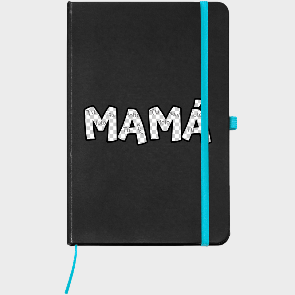 Bloc de notas A5 para el día de la madre diseño Mamá