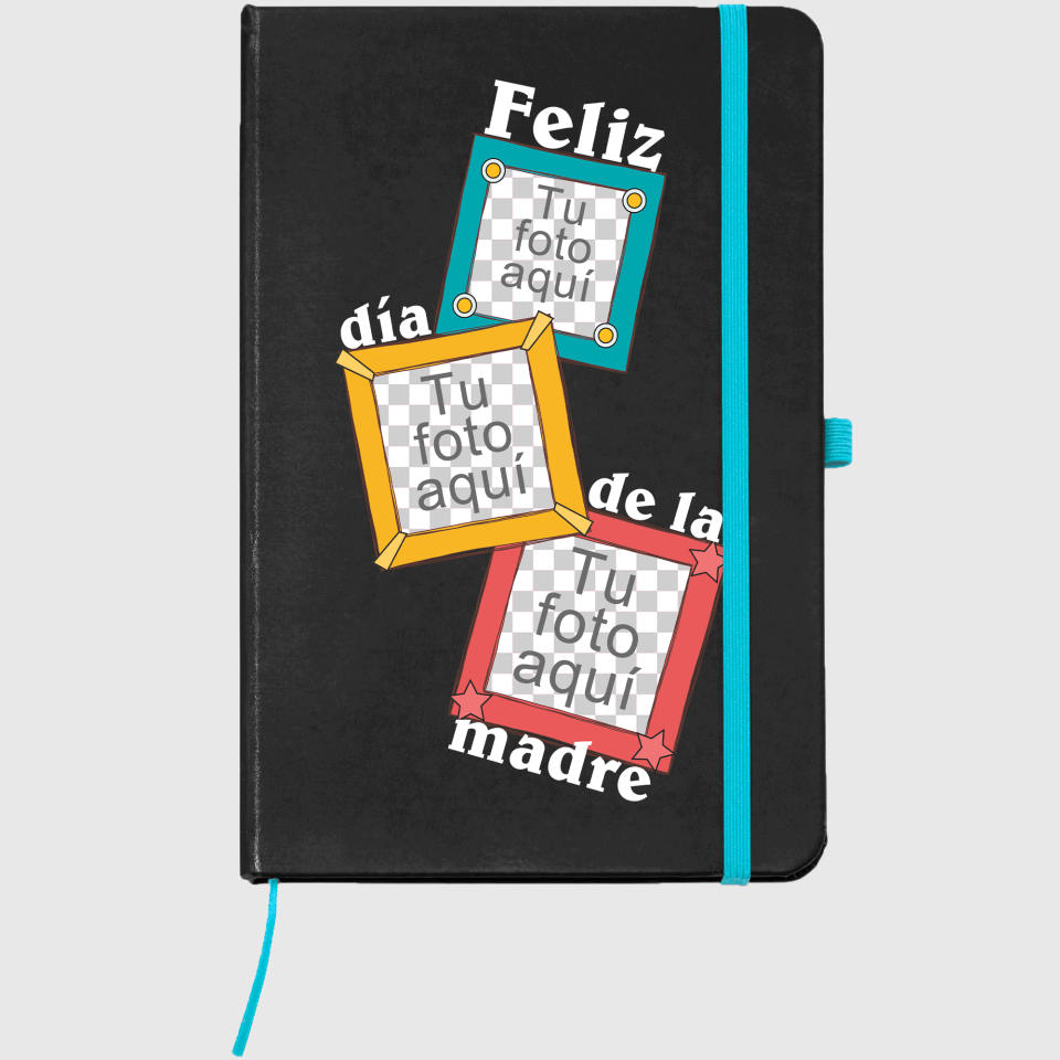 Bloc de notas A5 para el día de la madre diseño Marco