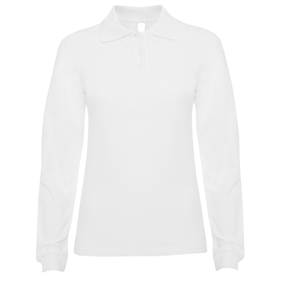 Polo mujer manga larga personalizado