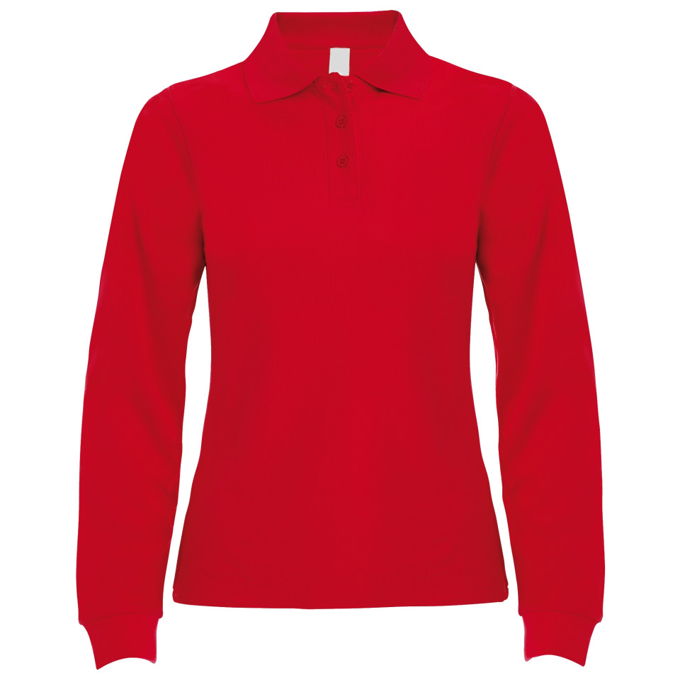 Polo mujer manga larga premium personalizado