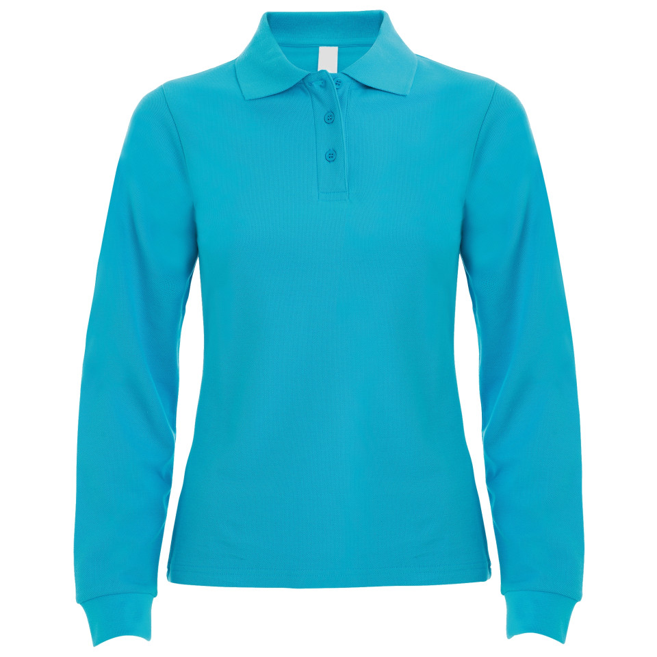 Polo mujer manga larga premium personalizado