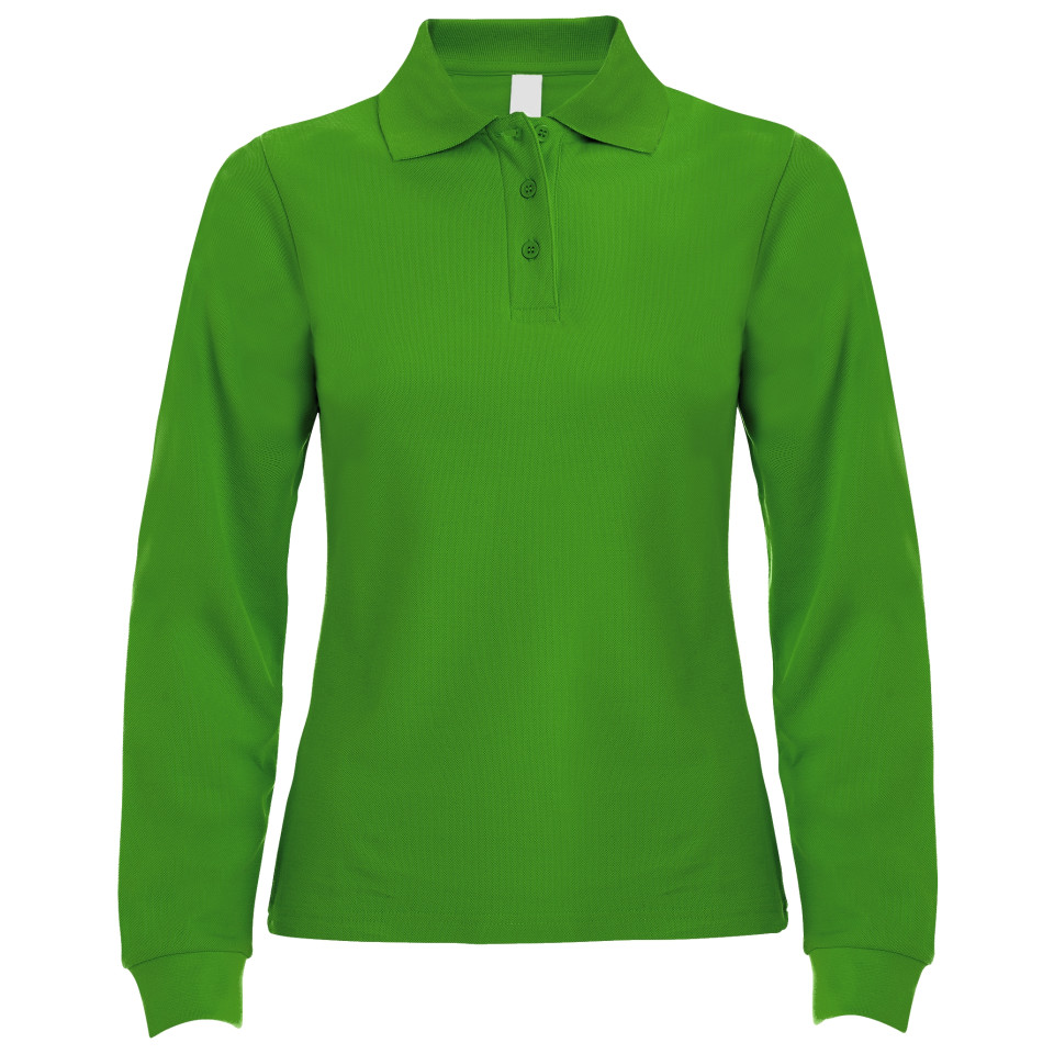 Polo mujer manga larga premium personalizado