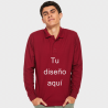 Polo para Hombre Manga larga Poliéster