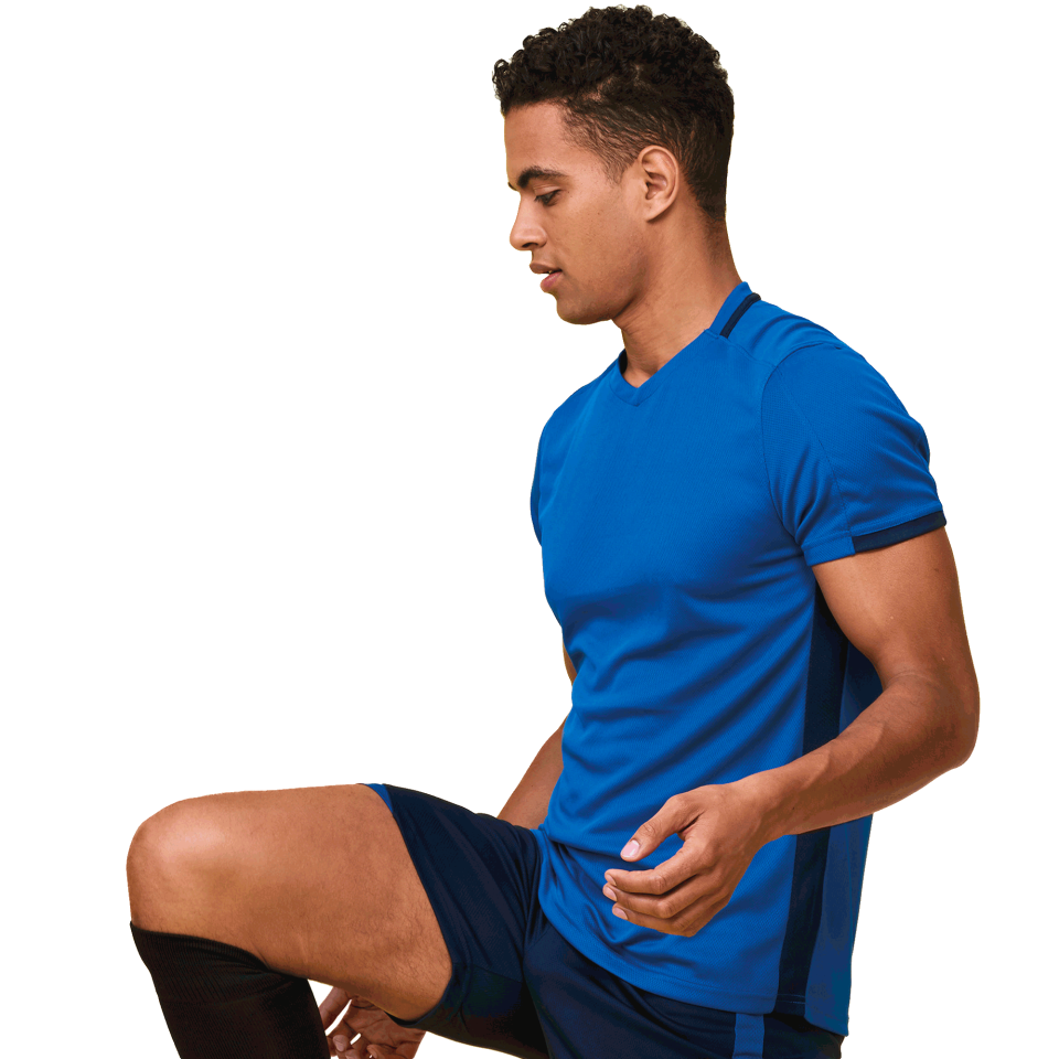 Camiseta deportiva contrastada Classico personalizada