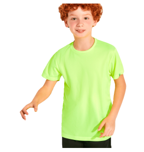 Camiseta técnica de poliéster reciclado niño personalizada