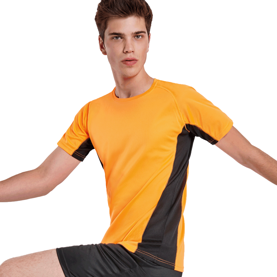 Camiseta técnica bicolor Shanghai personalizada