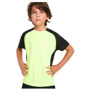 Camiseta técnica bicolor niño Bugatti personalizada