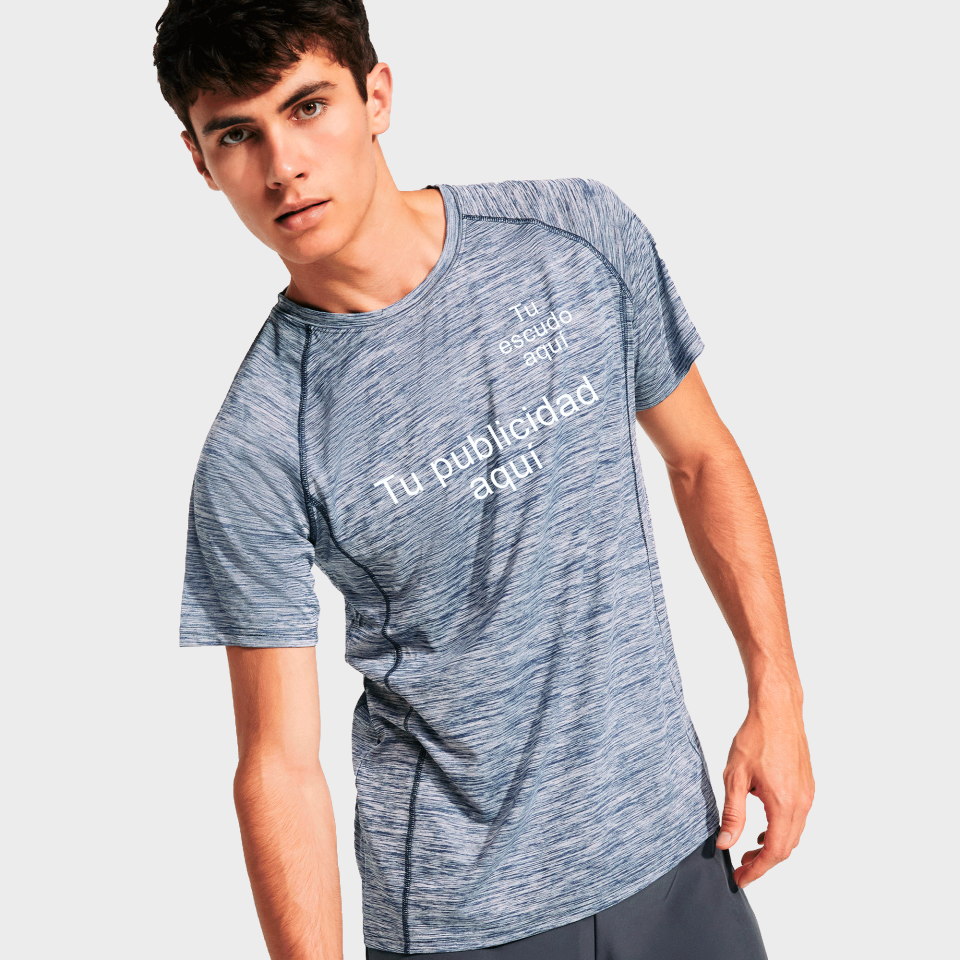 Camiseta técnica jaspeada Austin personalizada