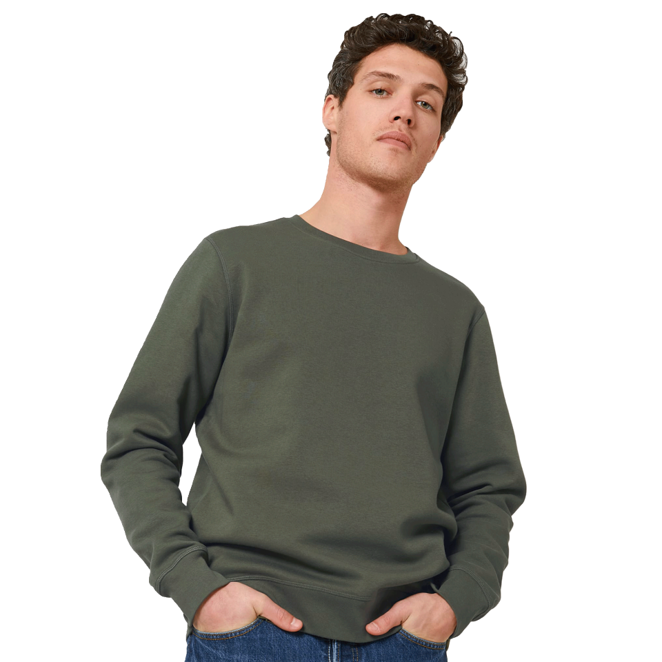 Sudadera de algodón orgánico Stanley/Stella Roller personalizada