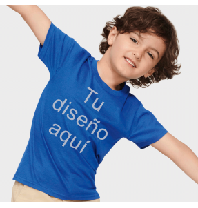 Camiseta niño premium personalizada urgente