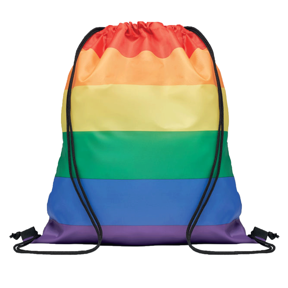 Mochila de cuerdas Rainbow personalizada