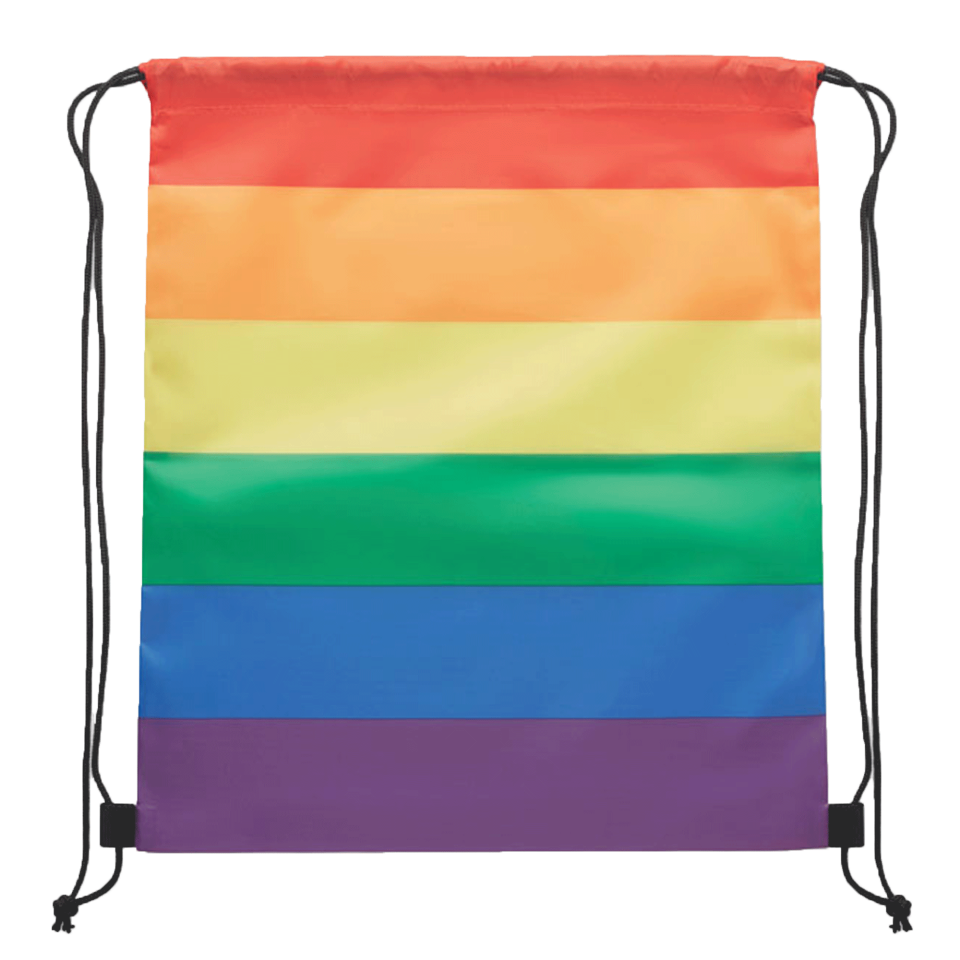 Mochila de cuerdas Rainbow personalizada