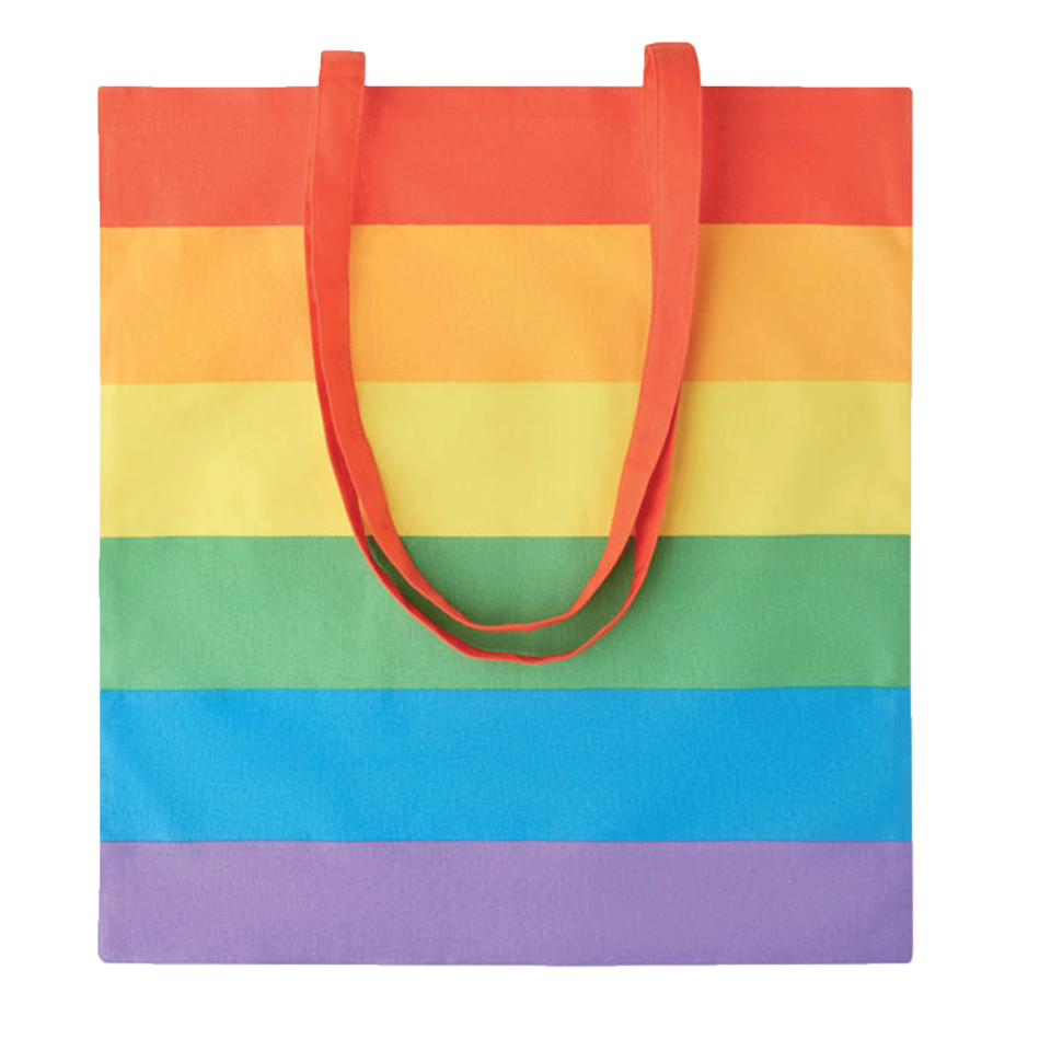 Bolsa de tela Rainbow personalizada