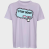 Camiseta oversize hombre para el orgullo LGBTIQA+ diseño Stop Odio