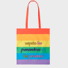 Tote bag para el orgullo LGBTIQA+ diseño Respeta