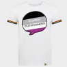 Camiseta rainbow hombre para el orgullo LGBTIQA+ diseño Te Quiero Platonicamente