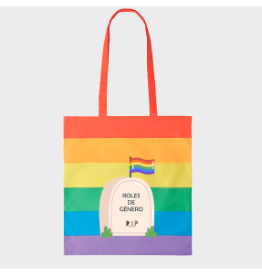 Tote bag para el orgullo LGBTIQA+ diseño Roles