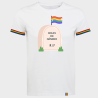 Camiseta rainbow hombre para el orgullo LGBTIQA+ diseño Roles