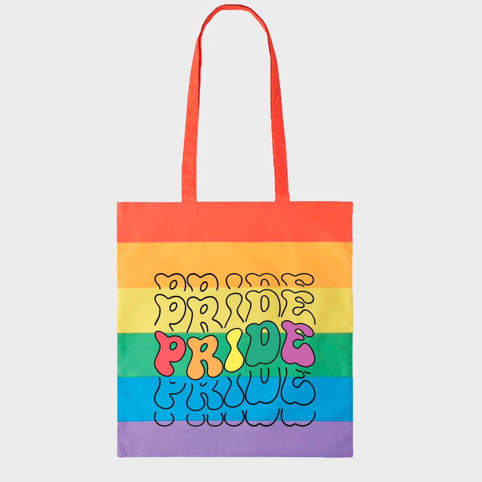 Tote bag para el orgullo LGBTIQA+ diseño Pride