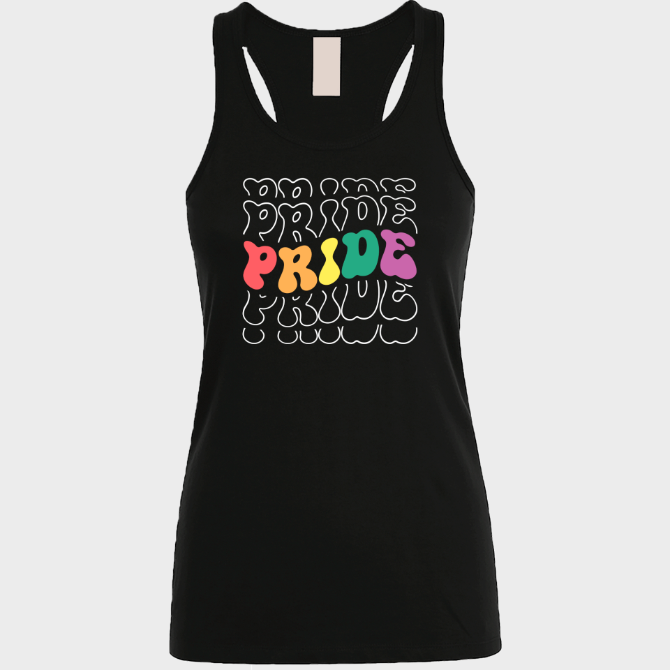 Camiseta  de tirantes mujer para el orgullo LGBTIQA+ diseño Pride
