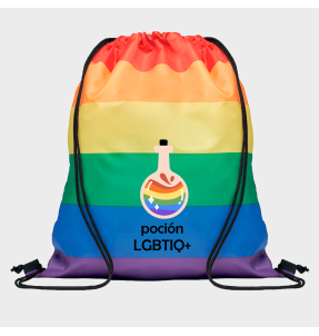 Mochila de cuerdas para el orgullo LGBTIQA+ diseño Poción
