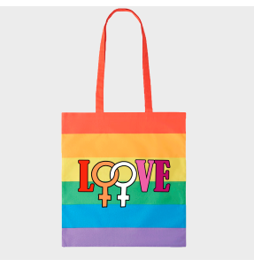 Tote bag para el orgullo LGBTIQA+ diseño Love G