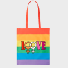 Tote bag para el orgullo LGBTIQA+ diseño Love G
