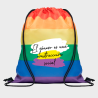 Mochila de cuerdas para el orgullo LGBTIQA+ diseño Género