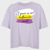 Camiseta oversize mujer para el orgullo LGBTIQA+ diseño Género