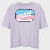 Camiseta oversize mujer para el orgullo LGBTIQA+ diseño Existo