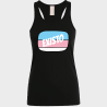 Camiseta  de tirantes mujer para el orgullo LGBTIQA+ diseño Existo