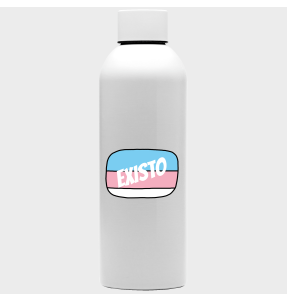 Bidón para el orgullo LGBTIQA+ diseño Existo