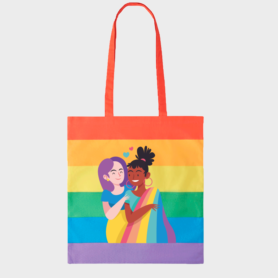 Tote bag para el orgullo LGBTIQA+ diseño Chicas