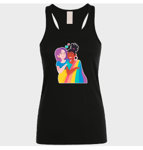 Camiseta de tirantes mujer para el orgullo LGBTIQA+ diseño Chicas