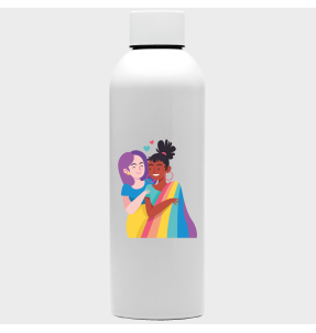 Bidón para el orgullo LGBTIQA+ diseño Chicas